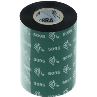 Zebra Band 5095 Harz Schachtel Mit 12 Klebeband 110 Mm / White