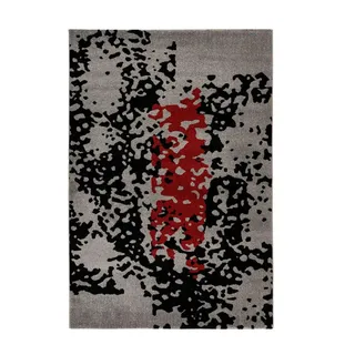 Arte Espina Teppich Naila 300 Schwarz / Rot, & orange