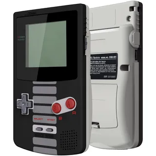 eXtremeRate IPS Ready Upgraded Case&Tasten für Gameboy Color, DIY-Ersatz Full Hülle Gehäuse für gbc OSD IPS&Reguläres IPS&Standard-LCD(Classic NES Stil)–KEIN Konsole&KEIN Bildschirm