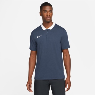 Nike Park 20 Dri-FIT Fußball Poloshirt Herren M Nk Df Park20 Polo Shirt, Obsidian/White/White, L EU