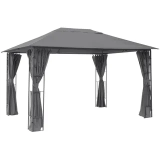 Konifera Athen 4 x 3 m inkl. 4 Seitenteile Grau