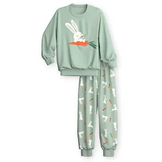 CALIDA Toddlers Bündchen-Pyjama Kinder Light Aqua 80-86