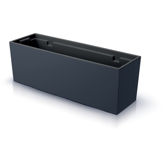 Prosperplast Urbi Case Blumenkasten mit Innentopf für Innen und Außen Rechteckig Blumenkasten UV-beständig 580 x 180 x 195 mm, Anthrazit