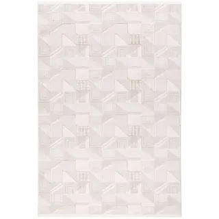 Pierre Cardin Flachwebeteppich , Beige , Textil , geometrisch , rechteckig , 80x150 cm , für Fußbodenheizung geeignet, in verschiedenen Größen erhältlich, pflegeleicht, strapazierfähig , Teppiche und Böden, Teppiche, Moderne Teppiche