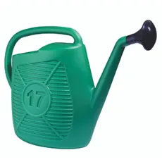 Ecoplast 17 Liter, Gartengießkanne aus Kunststoff, Grün, 56,5 x 22,5 x 43 cm