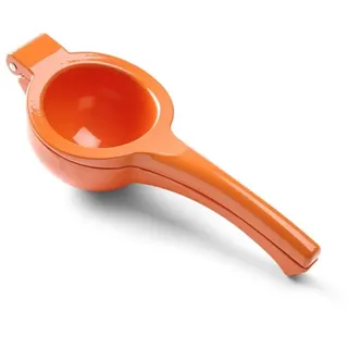 barup HENDI Zitronenpresse, für Orangen, Zitruspresse, Orangenpresse, Pulverbeschichtetes Aluminium, 232x91x60mm, Orange