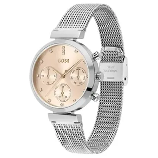 Boss Flawless Damen Quarzuhr Roségold Silber Edelstahl HB1502625 - Bunt