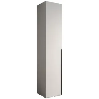 Möbel Kryspol Drehtürenschrank 236.7/50/47 1-türig , Metall , Nachbildung , 50x236.7x47 cm , Schlafzimmer, Kleiderschränke, Drehtürenschränke