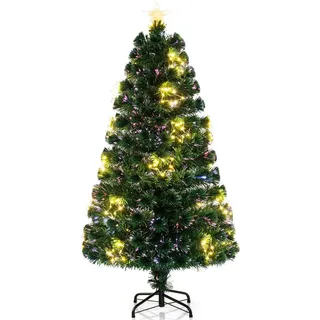 Costway Weihnachtsbaum Grün , Kunststoff , 180 cm , Dekoration, Weihnachtsdekoration, Christbäume & Zubehör
