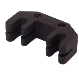 Alnicov Violin Viola Praxis Zinklegierung Mute Fiddle Professionelle Praxis für 3/4 4/4 elektrische akustische Violine Teile Schwarz