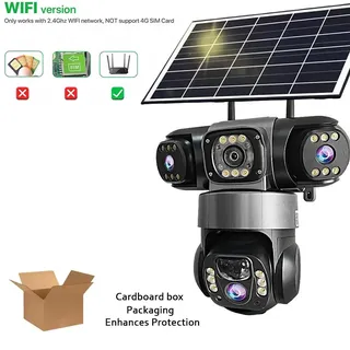 Kamera, WLAN-Konnektivität, Solar betrieben, WiFi Solar Cam ohne Karte