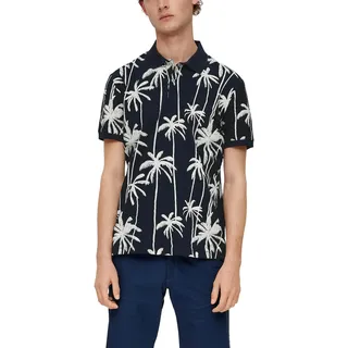 s.Oliver Men's Poloshirt,XL,Blau 59a3