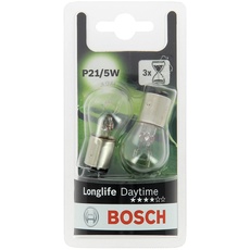 Bild von Bosch P21/5W Longlife Daytime Fahrzeuglampen - 12 V 21/5 W BAY15d - 2 Stücke