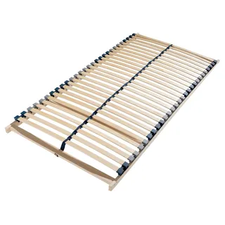 Mister Sandman Lattenrost 100x200 cm 7 Zonen ergonomisch 28 Federleisten stabil rutschfest atmungsaktiv leise LGA-Zertifiziert selbst zusammenbaubar Federholzrahmen kompatibel mit Allen Matratzen