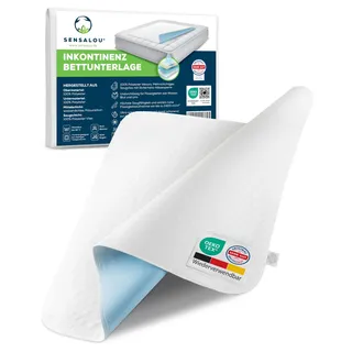 Sensalou Inkontinenzauflage 50x70 cm wasserdichte Bett Inkontinenzunterlage waschbar, atmungsaktiv