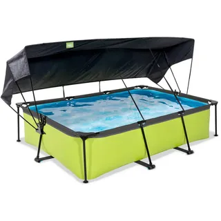 Exit Toys Pool-Set , Grün , Kunststoff , 200x65x300 cm , Ce , Freizeit & Co, Pools & Wasserspaß, Pools, Aufstellpools