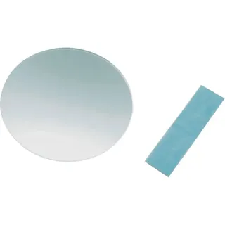 Kristall-Form Kosmetikspiegel rund 10 cm x 10 cm C-Kante Befestigung