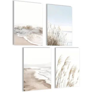 Boho Bilder Set Poster Boho Deko Set Bilder Wanddeko Abstrakte Bilder Poster Aesthetic Bilderset Yoga Wandbilder Wohnzimmer Blumen