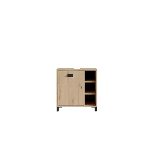 byLIVING »Wellness« 1 Stk. tlg. 60cm Waschbeckenunterschrank, mit Metallgriff und viel Stauraum.,