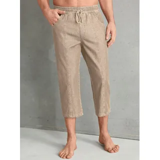 Schlupfhose CLASSIC, Herren, Gr. 58, Normalgrößen, beige, 100% Baumwolle, unifarben, 3/4-Länge, Hosen Schlupfhose