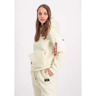 Alpha Industries Hoodie »Alpha Industries Women - Hoodies Teddy Hoodie Women«, weiß