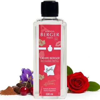 Maison Berger – Nachfüllung Lolita Lempicka Sweet 500 ml für Lampe Berger – 2-in-1 geruchsneutralisierendes Raumduft-Öl – Kirsche, Kakao