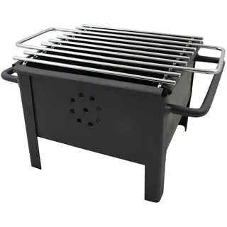 Sauvic 15x15 Holzkohle-tischgrill - Black - One Size