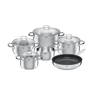 Silit Scalea Topf-Set 6-tlg. Bratentopf + Fleischtopf + Kasserolle + Bratpfanne