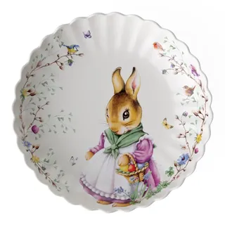 Villeroy & Boch Spring Fantasy groß, Emma, Schale für Süßigkeiten, Premium Porzellan, 30 x 6 cm, bunt, 30 x 6