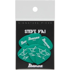 Ibanez Plectrums Steve Vai, Blister Pack Of 6 - Green