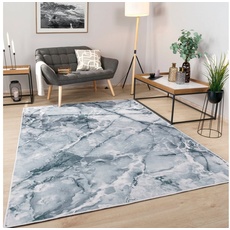 Bild Teppich »Marble 247«, rechteckig, Kurzflor, modernes Marmor Design, Wohnzimmer, Schlafzimmer, grau