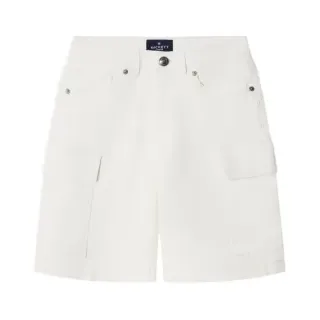 Hackett London für Jungen. HK8000005 Cargo-Denim-Shorts weiß (2 años = 92 cm), Lässig, Baumwolle, Kinderbekleidung