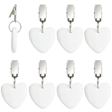 Mnixy BDU2 Heart-shaped marble tablecloth pendant, Acrylic