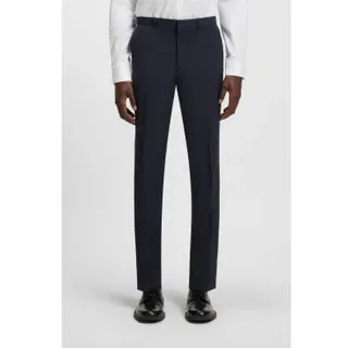 HUGO für Herren. 50540306 Hesten253X marineblaue Hose (94), Lässig, Party, Wolle, Klassisch