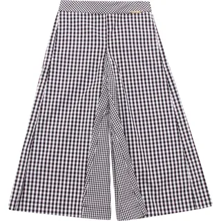 0777AQ pantalone palazzo bimba TWIN-SET girl kids trousers - Schwarz