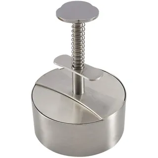 scalingscal 304 Edelstahl Burger Presse, Burgerpresse Patty Maker, Burgerpresse für leckere Hamburger, Verstellbarer Hamburger Patty Maker, Hochleistungsformen für Fleisch, Gemüse, BBQ, Partygrill