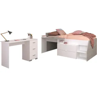 Parisot »Parisot Milky 17« 2 Stk. tlg. halbhohes Hochbett,