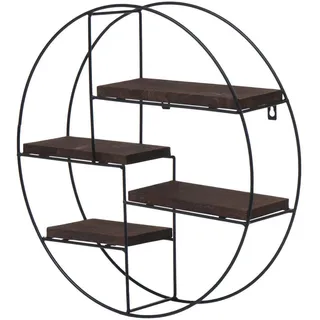 MCW Wandregal 45 x 45 x 11 cm Dunkelbraun