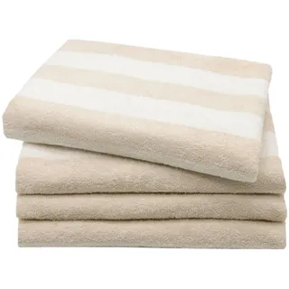 ZOLLNER Handtuchset 4-tlg. beige