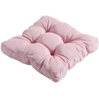 Sitzkissen , Rosa , Textil , Füllung: Schaumstoff , 47x6x47 cm , pflegeleicht, hochwertige Qualität, formstabil, langlebig , Heimtextilien, Wohntextilien, Sitzkissen