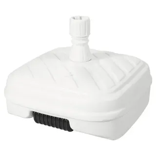 Sonnenschirmständer Doppler 2,5 kg Kunststoff quadratisch weiß