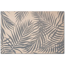 Bild 27066 Platzset 'Palme', Polyleinen, grau, ca. 45 x 30 cm