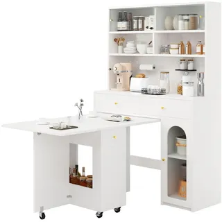 Okwish Buffet-Set 120 x 45 x 180 cm Weiß