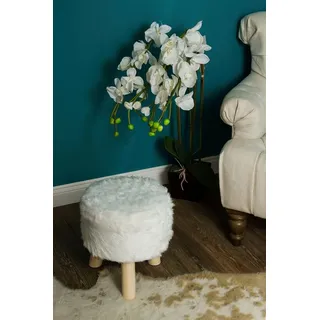 My Flair Sitzhocker natur H 33 durchm. 32, beige