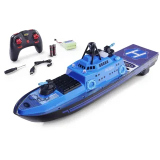 CARSON RC-Boot Polizeiboot 2,4G RTR blau (500108049)