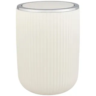 WENKO Kosmetikeimer »Agropoli« mit Schwingdeckel, 2 Liter, weiß