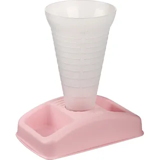 Zenker Spritzbeutelhalter mit Tüllengarage – Professionelles Backzubehör für Konditoren und Hobbybäcker, Spülmaschinengeeignet, Made in Germany, Rosa/Transparent