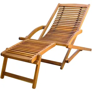 vidaXL Sonnenliege 150 x 70 x 69 cm Braun