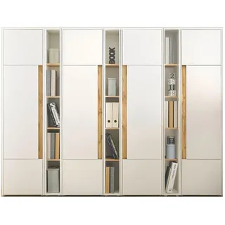 furn.design Büro Center Aktenschrank 260 x 200 x 40 cm weiß