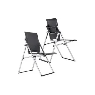 rocada Klappstühle RD-992 schwarz Kunststoff, 2 St.